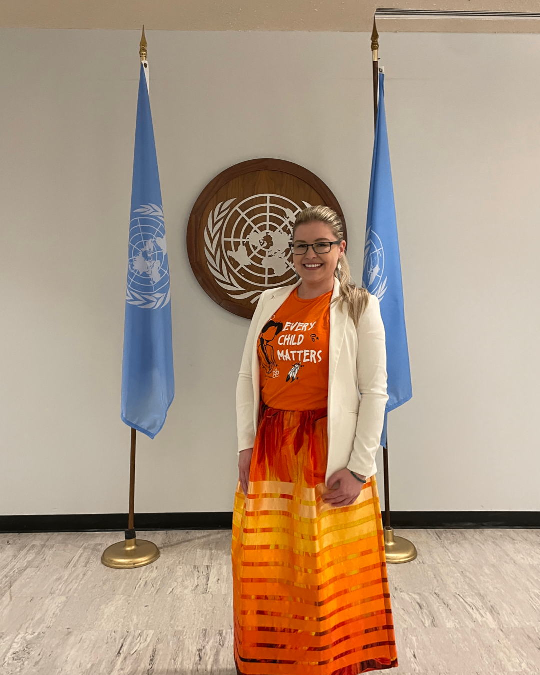 Lindsay Bain at the United Nations